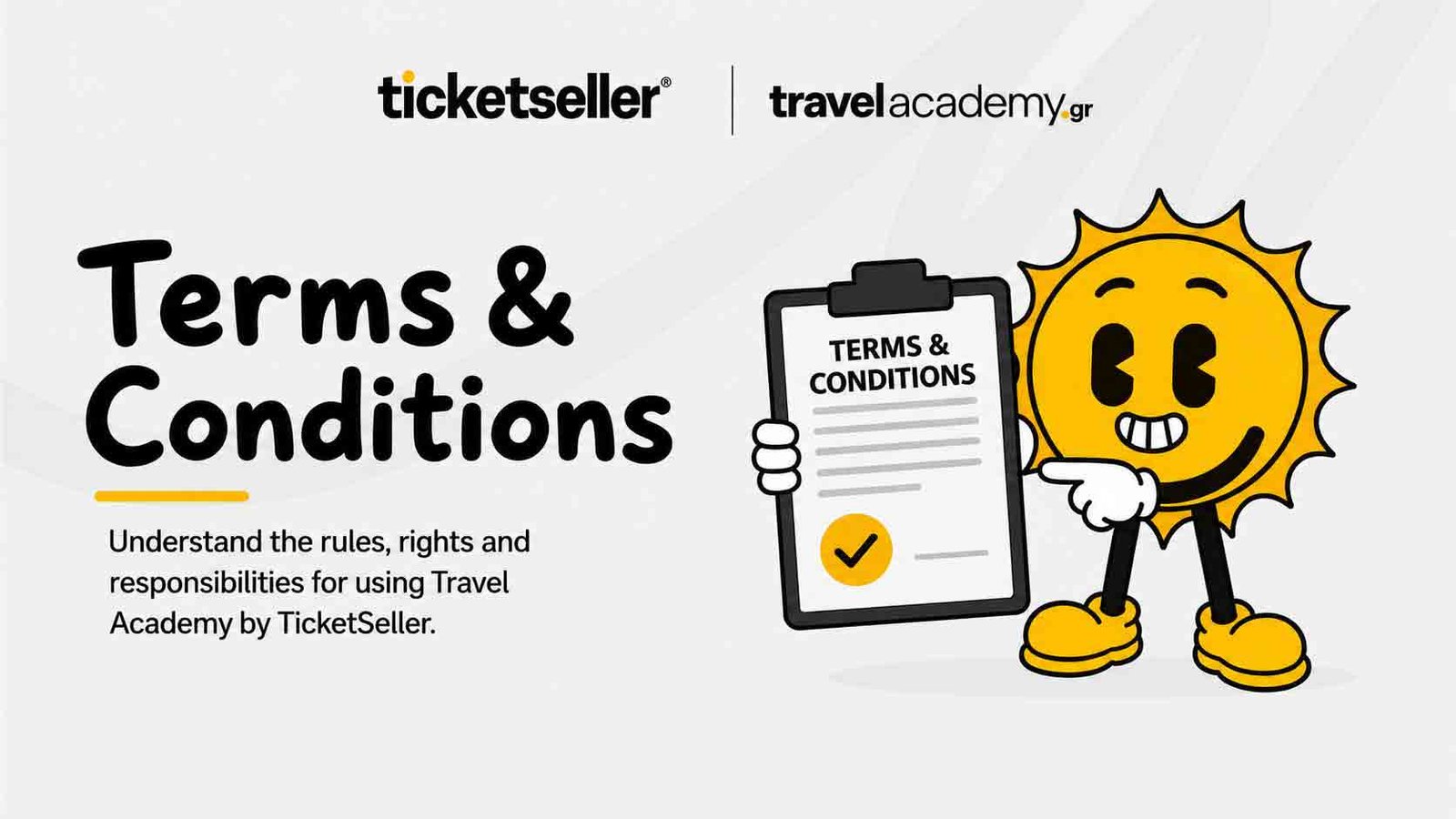 Terms and Conditions for Travel Academy by TicketSeller