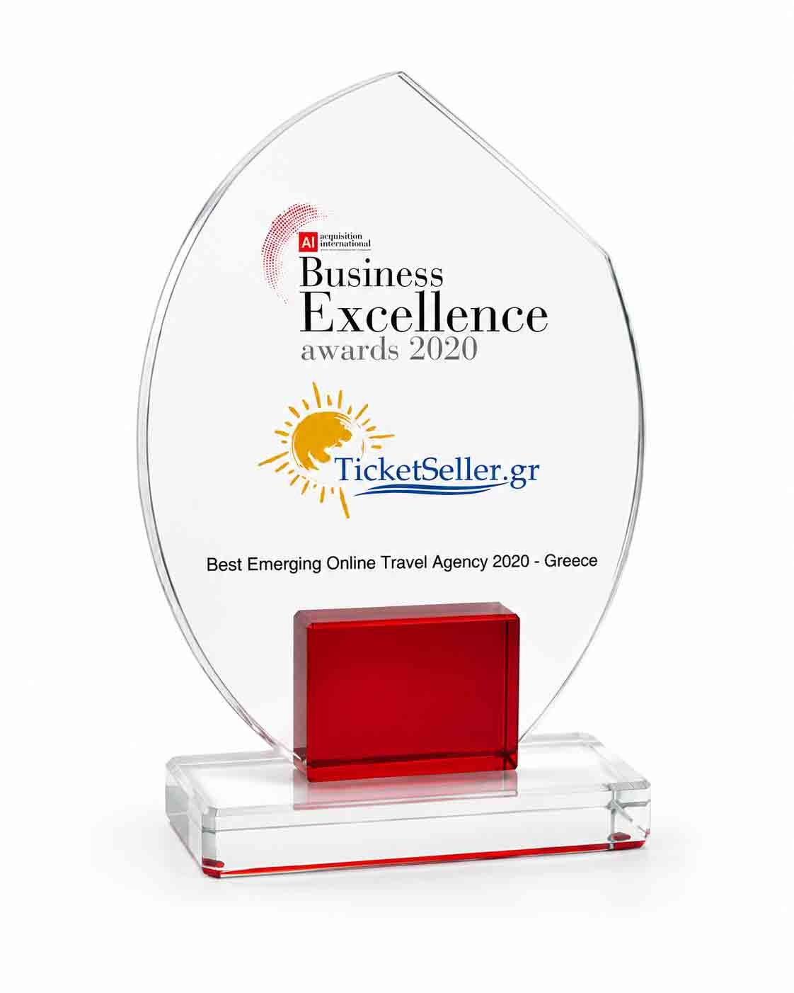 Business Excellence Awards 2020 για το TicketSeller