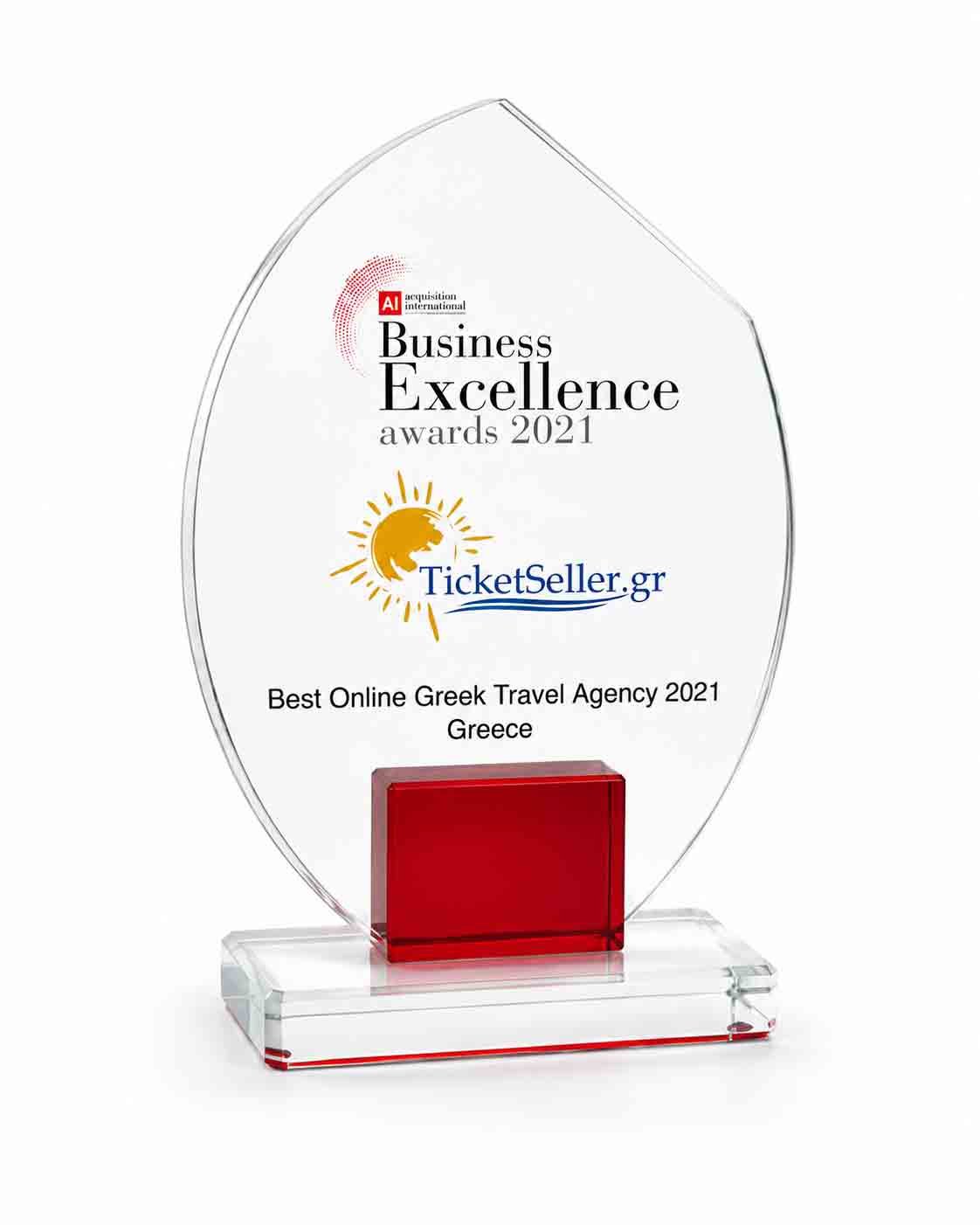 Business Excellence Awards 2021 για το TicketSeller